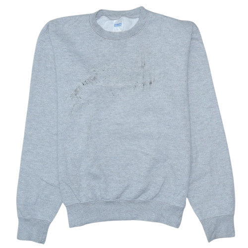 Famora Men’s Grey Small Pullover Crew Neck Sweatshirt