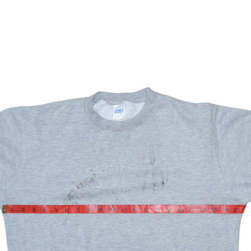 Famora Men’s Grey Small Pullover Crew Neck Sweatshirt