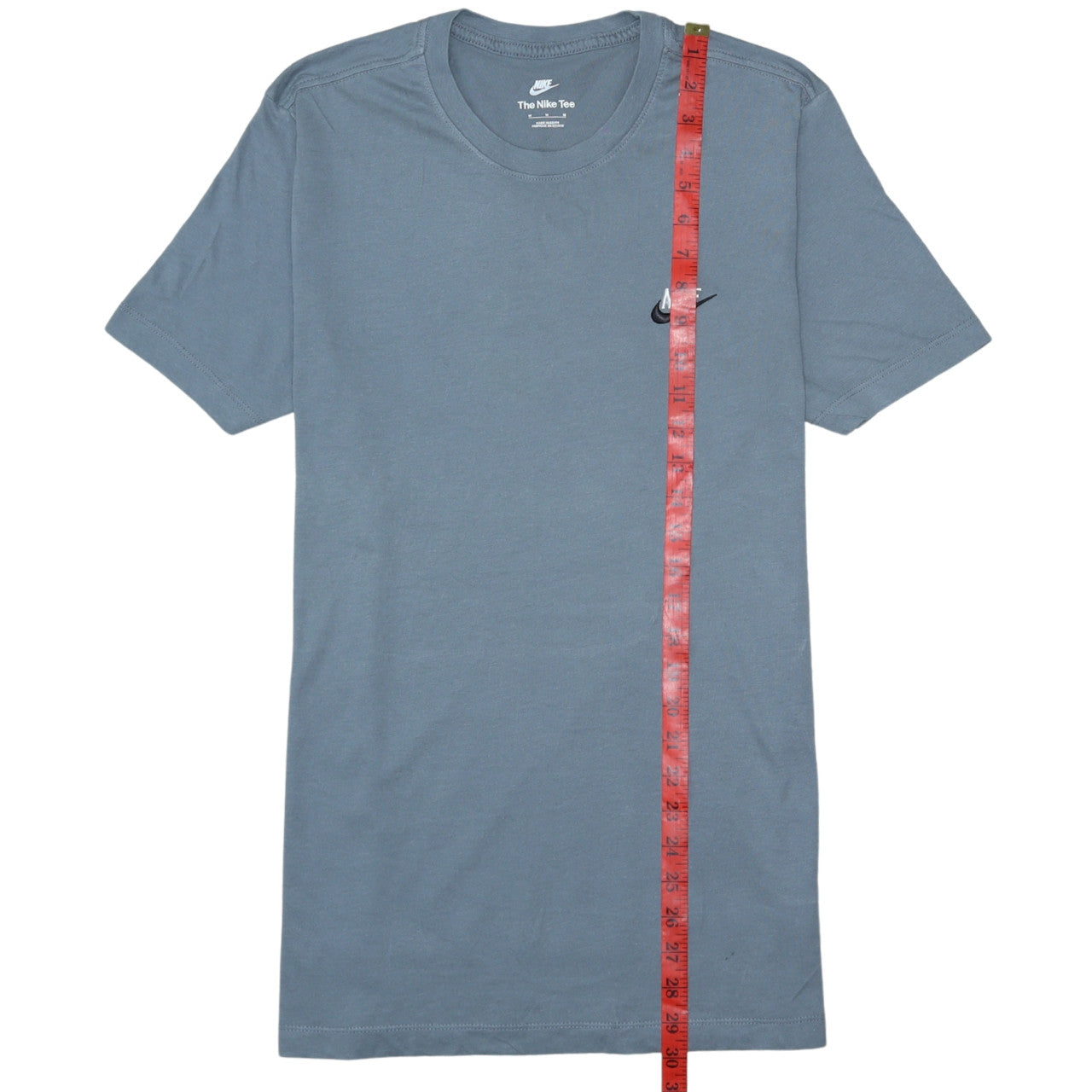Nike Men's Blue Regular Fit Cotton Crew Neck T-Shirt M