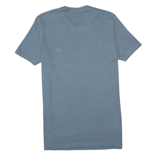 Nike Men's Blue Regular Fit Cotton Crew Neck T-Shirt M