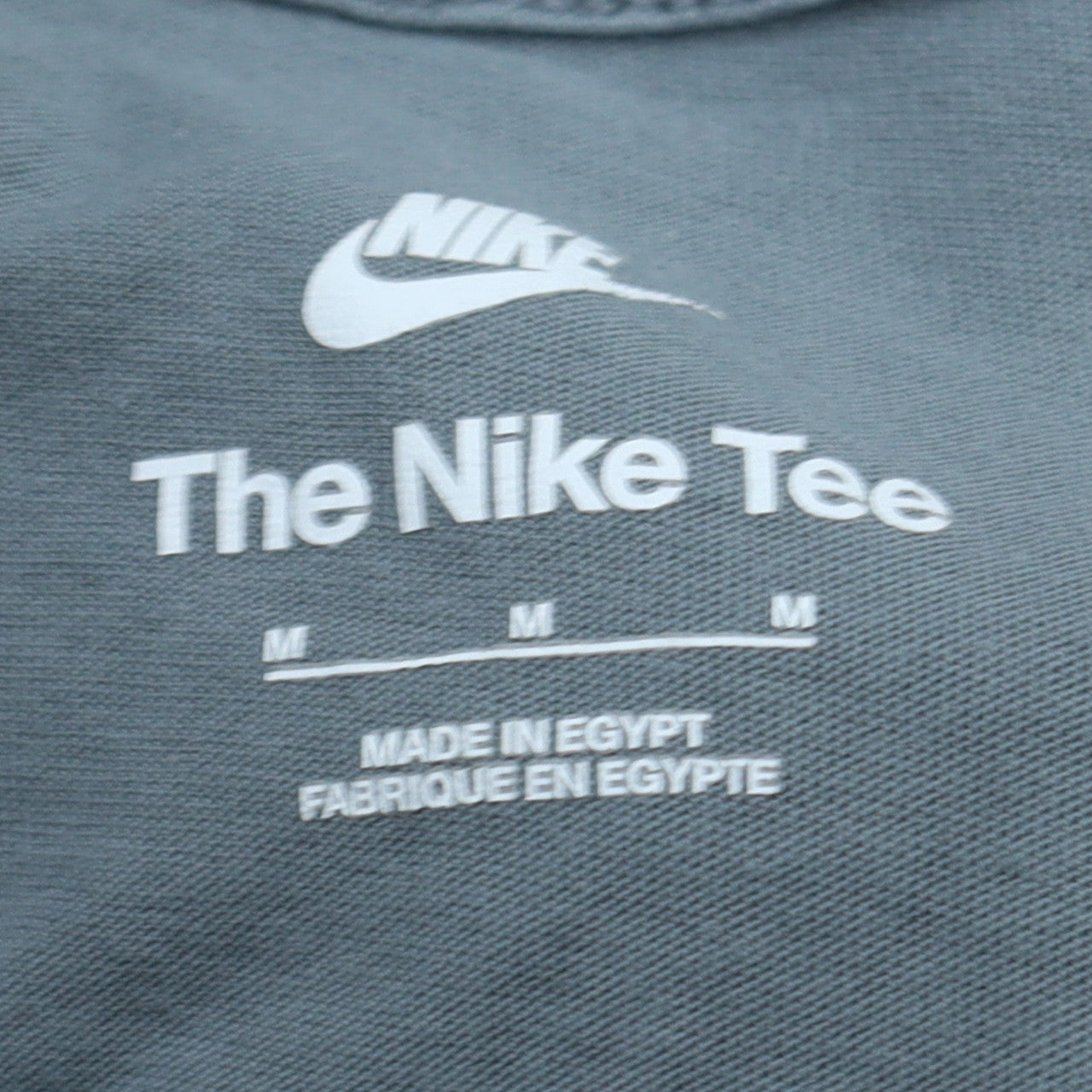 Nike Men's Blue Regular Fit Cotton Crew Neck T-Shirt M