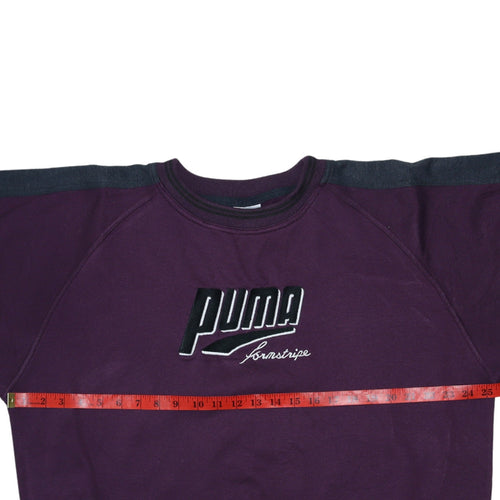 Puma Women’s Purple Crew Neck Pullover Sweatshirt Size L
