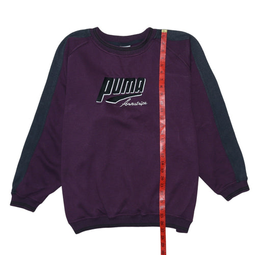 Puma Women’s Purple Crew Neck Pullover Sweatshirt Size L