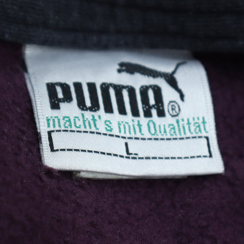 Puma Women’s Purple Crew Neck Pullover Sweatshirt Size L