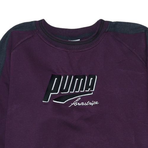 Puma Women’s Purple Crew Neck Pullover Sweatshirt Size L