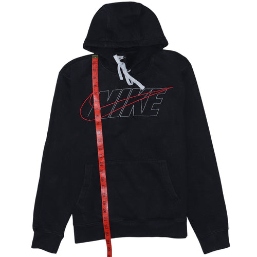 Nike Men's Black Pullover Hoodie M Graphic Logo Sportswear