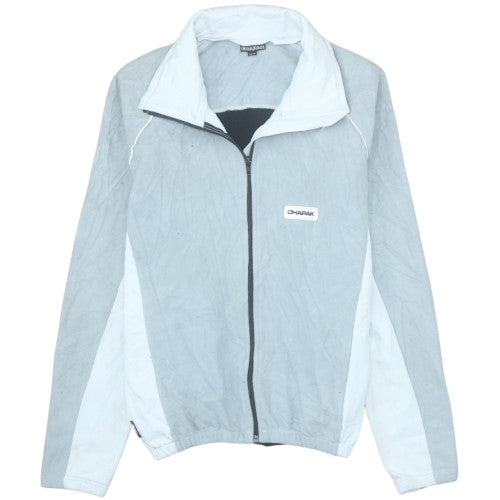 CHAPAK Men's Grey XL Lightweight Fleece Windbreaker Jacket