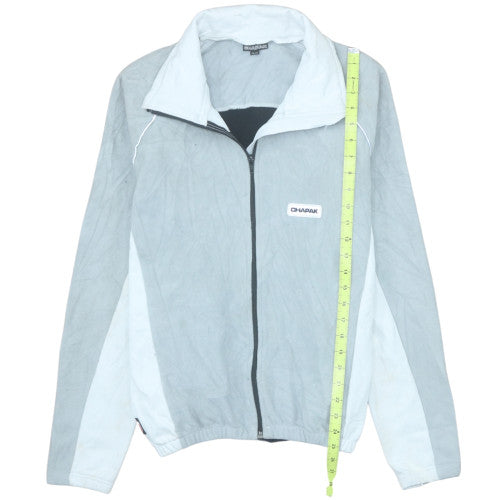 CHAPAK Men's Grey XL Lightweight Fleece Windbreaker Jacket