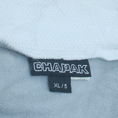 CHAPAK Men's Grey XL Lightweight Fleece Windbreaker Jacket