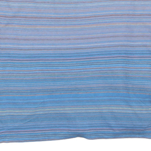 Hugo Boss Men's Blue Striped Crew Neck Short Sleeve T-Shirt Size L