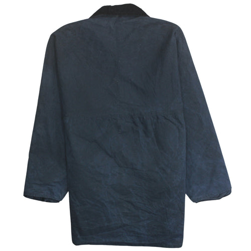 Walker and Hawkes Men's Blue Waxed Cotton Country Coat M
