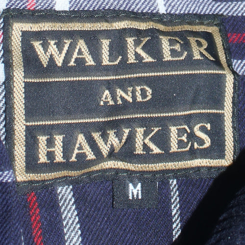 Walker and Hawkes Men's Blue Waxed Cotton Country Coat M