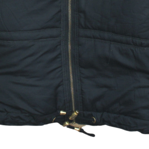 Canyon Mens Black Quilted Puffer Jacket Size M Winter Coat