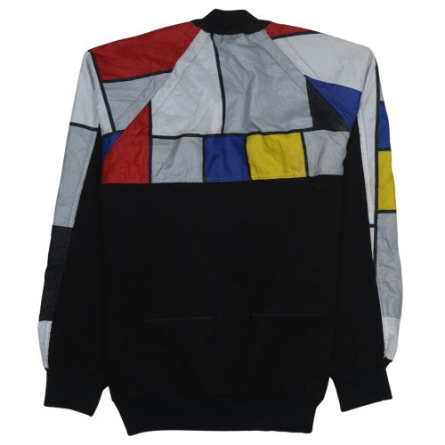 Setgal Men's Multicoloured Art Bomber Jacket L Retro Geometric