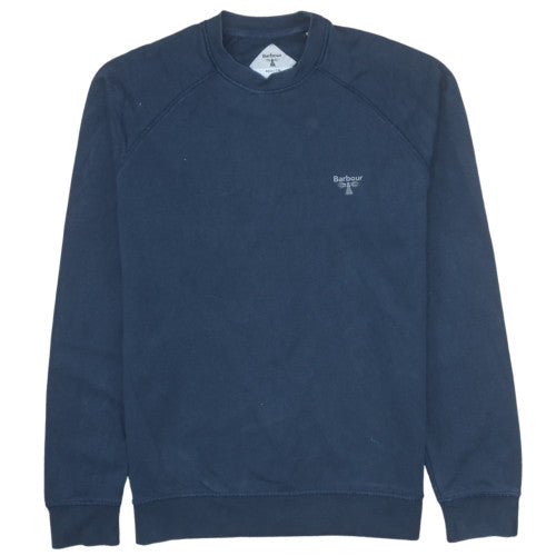 Barbour Beacon Men's Blue Cotton Crew Neck Sweatshirt M