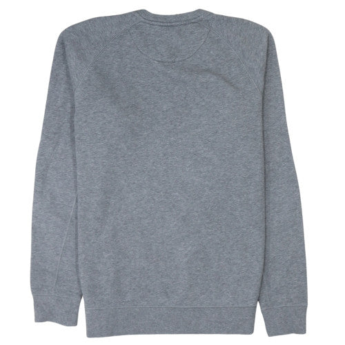 Jordan Men's Grey Crew Neck Sweatshirt Medium Fleece Pullover