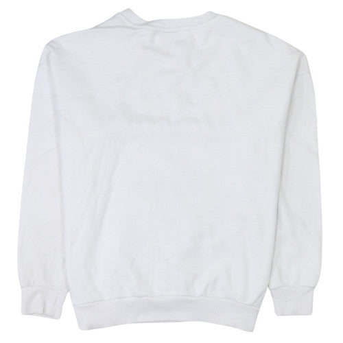 Disney at George Womens White Mickey Mouse Sweatshirt Size M 12-14