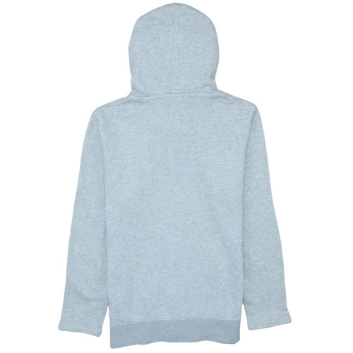 Nike Women's Grey Full Zip Hoodie Size M Cotton Blend Sweatshirt
