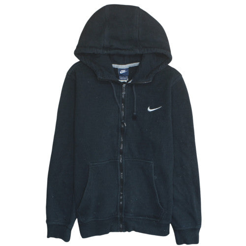 Nike Women's Black Full Zip Hoodie Size S Cotton Blend