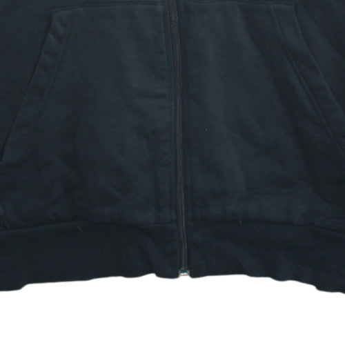 Adidas Men's Black Full Zip Hoodie L Fleece Sportswear