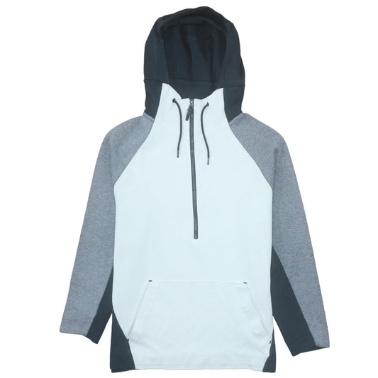 Nike Men's Grey 1/2 Zip Hoodie Size L Sportswear