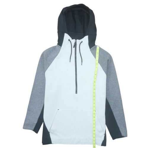Nike Men's Grey 1/2 Zip Hoodie Size L Sportswear