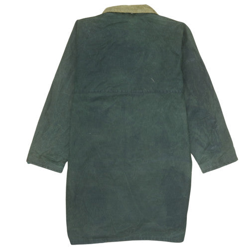 Highlander Men’s Green Waxed Cotton Country Jacket Coat L