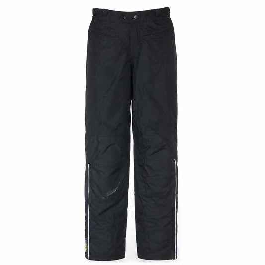 Front view of Polo Men’s Black Snow Pants S Waterproof Insulated Winter Trousers