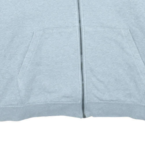Nike Men's Grey 3XL Full Zip Hoodie with Logo