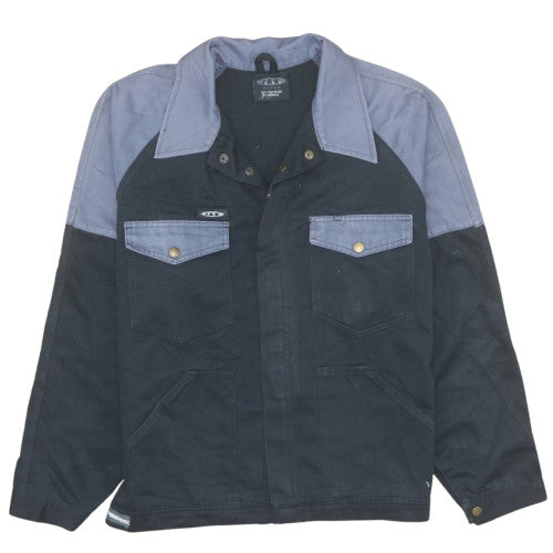 J.A.K Men's Black XL Work Jacket Polyester Cotton Canvas