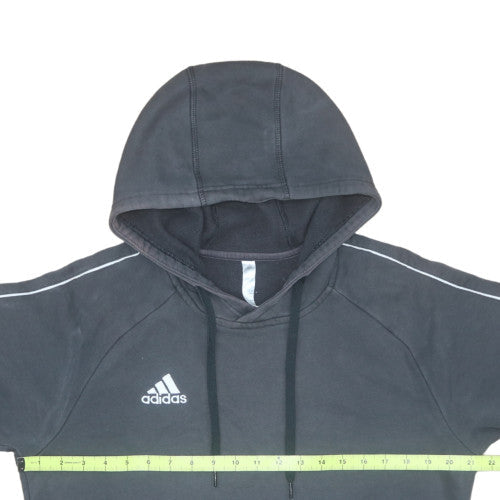 Adidas Men's Black Pullover Hoodie Size S Fleece Sportswear