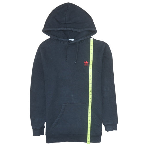Adidas Mens Black Pullover Hoodie Size M Regular Fit Fleece
