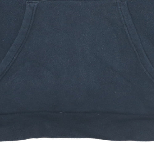 Adidas Mens Black Pullover Hoodie Size M Regular Fit Fleece