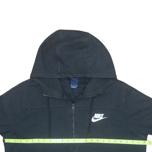 Nike Men's Black XL Full Zip Hooded Fleece Sweatshirt