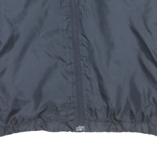 Legea Men's Black Red XL Windbreaker Hooded Active Jacket