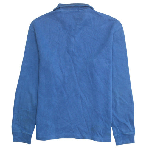 Polo Ralph Lauren Men's Blue Cotton 1/2 Zip Jumper Size S