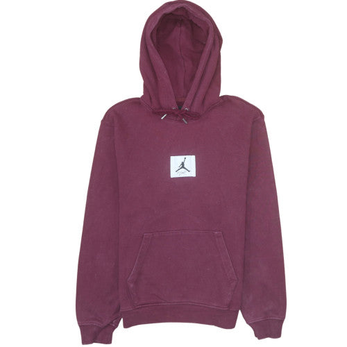 Jordan Mens Purple Pullover Hoodie XL Logo Fleece Sportswear