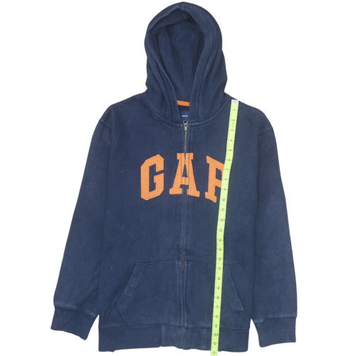 GAP Kids Boys Navy Blue Full Zip Hoodie 13XL Cotton Fleece Sweatshirt