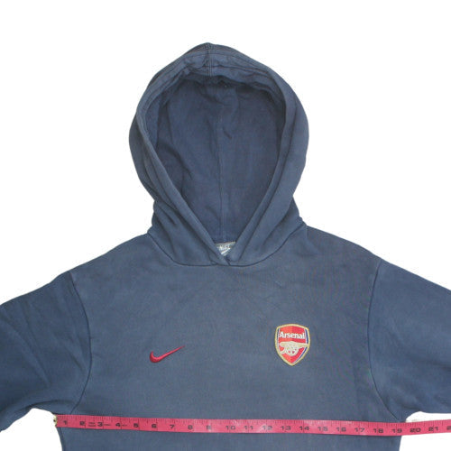 Nike Boys Blue Arsenal Pullover Hoodie XL 13-14 Years Fleece Sweatshirt