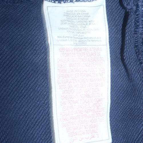 Nike Boys Blue Arsenal Pullover Hoodie XL 13-14 Years Fleece Sweatshirt