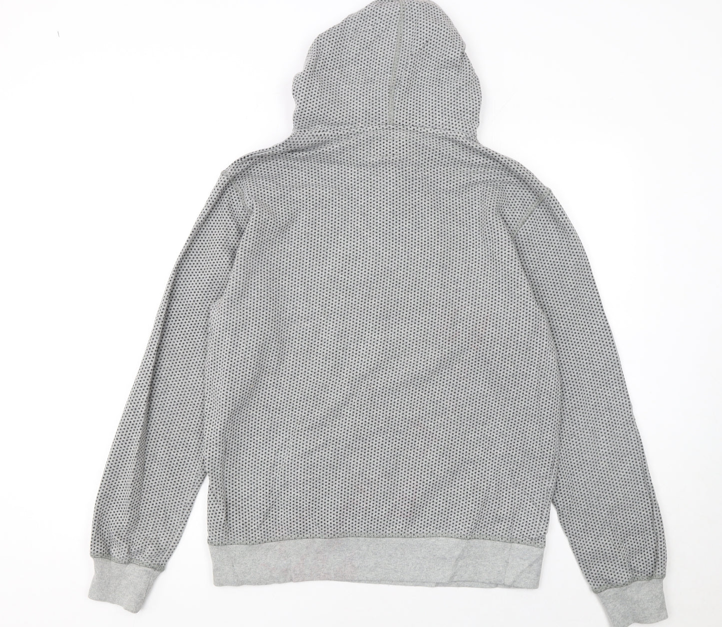 Converse Womens Grey Polka Dot Pullover Hoodie Medium