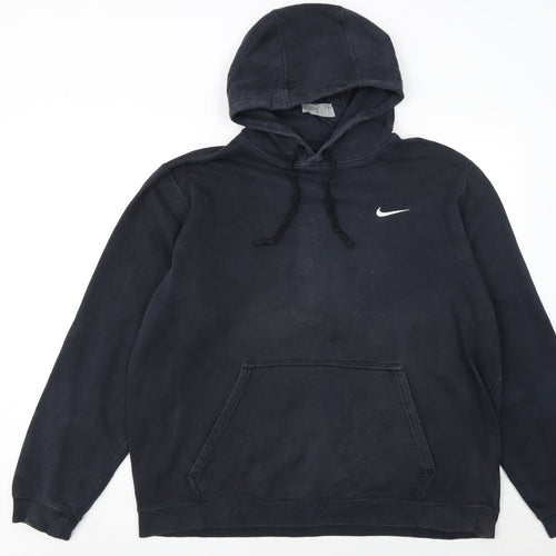 Nike Men's Black XL Pullover Hoodie Fleece Sweatshirt