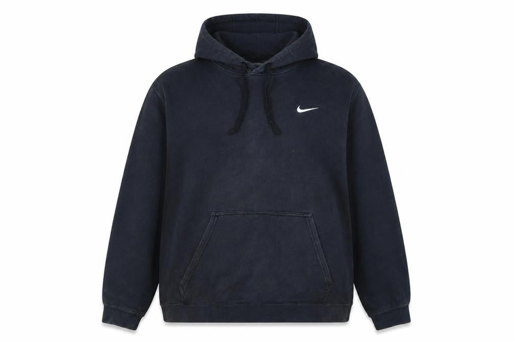 Front view of Nike Men's Black XL Pullover Hoodie Fleece Sweatshirt