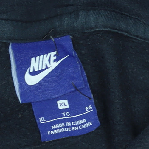 Nike Men's Black XL Pullover Hoodie Fleece Sweatshirt