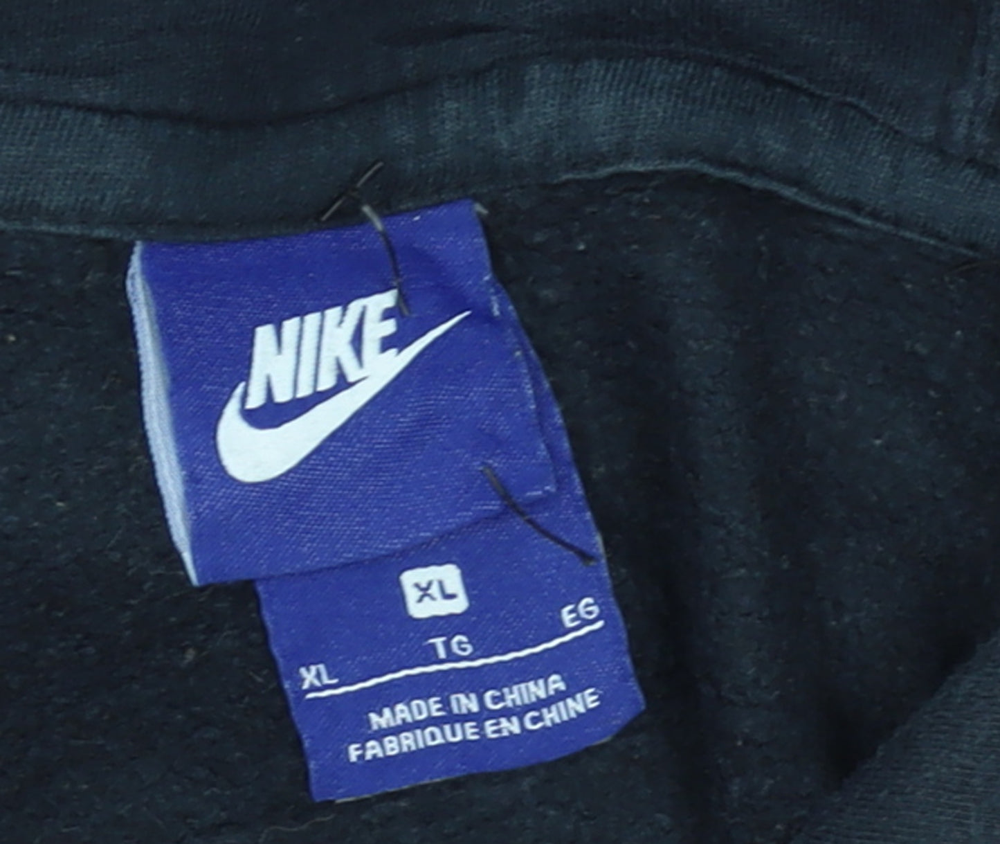 Nike Men's Black XL Pullover Hoodie Fleece Sweatshirt