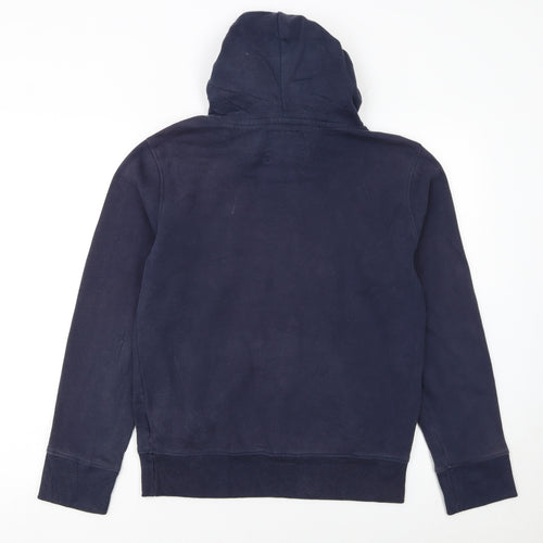 Hollister Womens Navy XS Pullover Hoodie Must-Have Collection Cotton Blend
