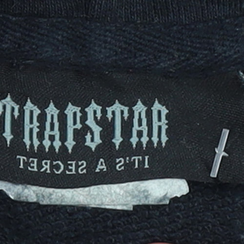 Trapstar Men's Black 2XL Pullover Halloween Graphic Hoodie