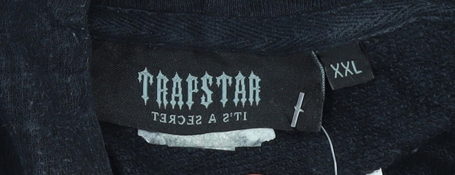 Trapstar Men's Black 2XL Pullover Halloween Graphic Hoodie