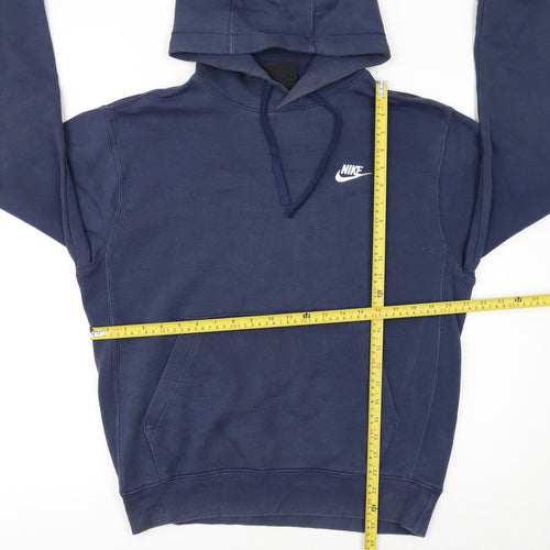 Nike Men's Blue Pullover Hoodie Small Regular Fit Sportswear