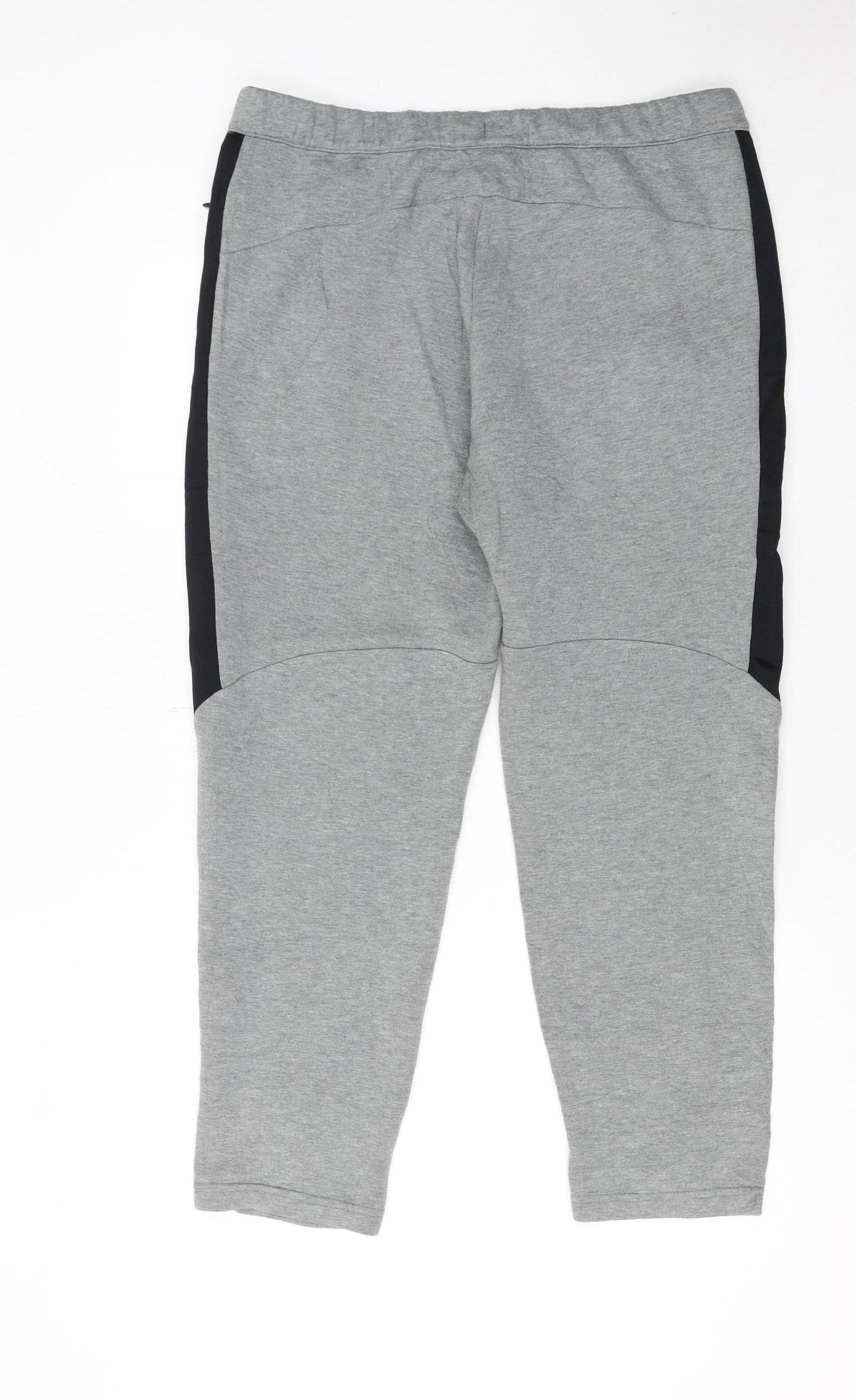 Puma Men's Grey Jogger Trousers L Regular Fit Pants